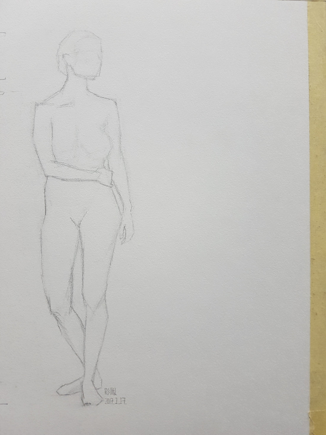 Life Drawing_Short Poses_20170122
